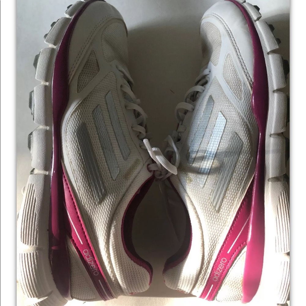 ADIDAS Adizero Spikeless White Womens Size 7.5 $100 EUC
